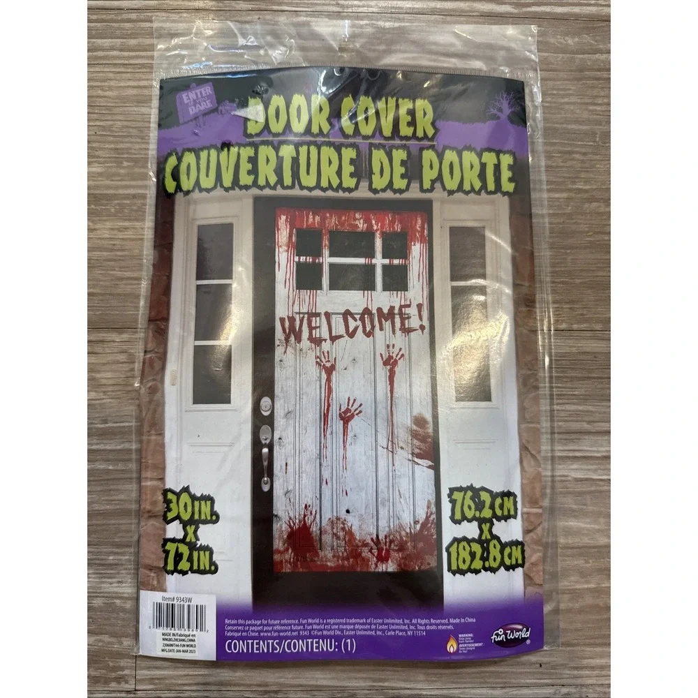 Fun‎ World - Bloody Door Halloween Party Door Cover Halloween Decoration 30